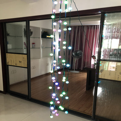 SHAY_ONLINE ™ Shower Tree Light Show Of Christmas Tree