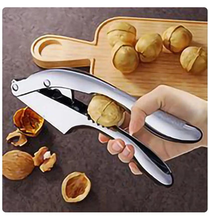 Pack of 10 Stainless Steel Garlic Press Kitchen gadgets - 2-in-1 Garlic Slicer Mincer Dual Function Garlic Crusher Handheld Squeezer Tool