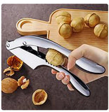 Pack of 10 Stainless Steel Garlic Press Kitchen gadgets - 2-in-1 Garlic Slicer Mincer Dual Function Garlic Crusher Handheld Squeezer Tool