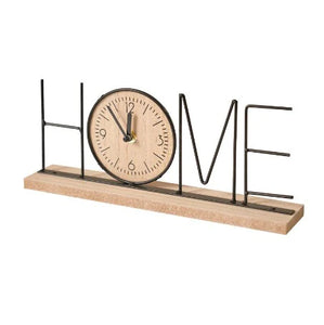 Pack of 2 Handmade unique TV cabinet clock decorating furniture home living room bedroom entry wine cabinet office desktop clock design