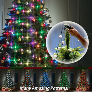 SHAY_ONLINE ™ Shower Tree Light Show Of Christmas Tree