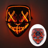 Mask led halloween party cool luminous