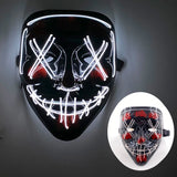 Mask led halloween party cool luminous